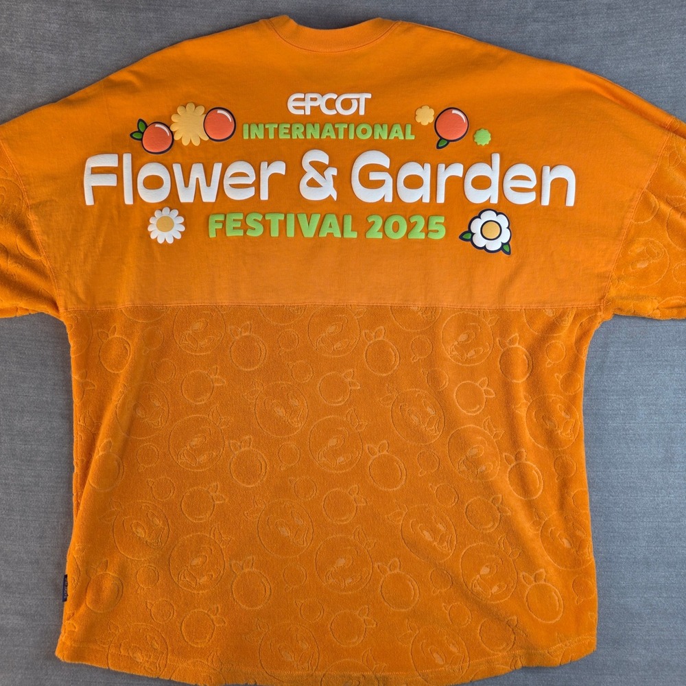 Disney Spirit Jersey Womens XL Orange Bird Epcot Flower & Garden Festival 2025